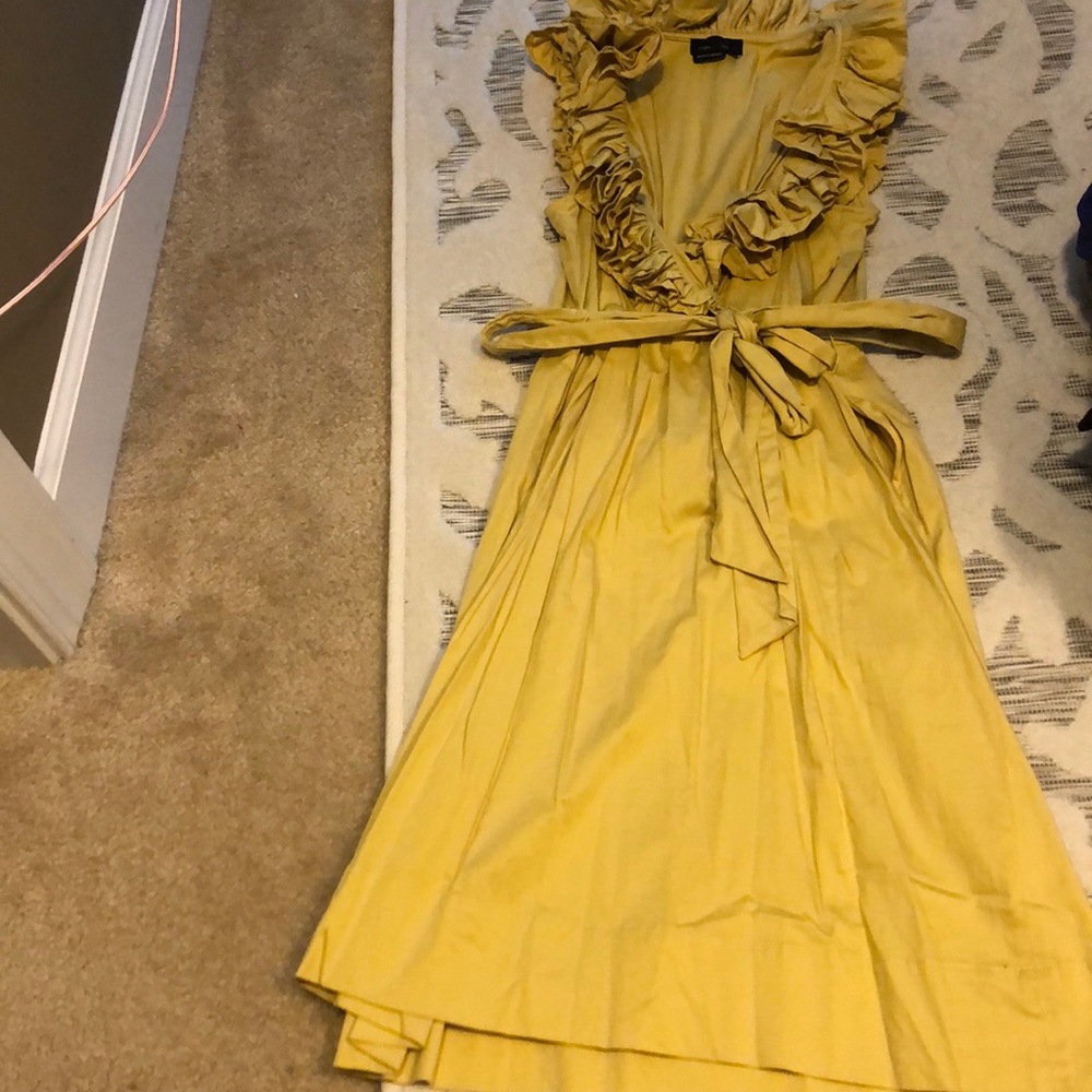 Max and Cleo ruffle front dress